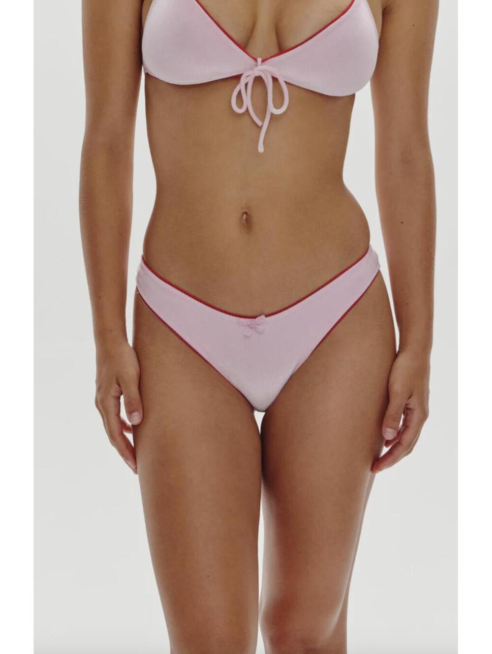 FRANKIE'S BIKINIS DOVE VELVET BIKINI BOTTOM